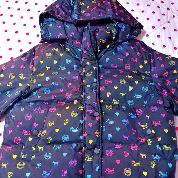 Large Victoria's Secret puffer jacket